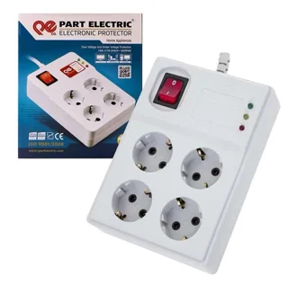 محافظ 4 خانه کامپیوتر آنالوگ با کابل 1/8 کد2204